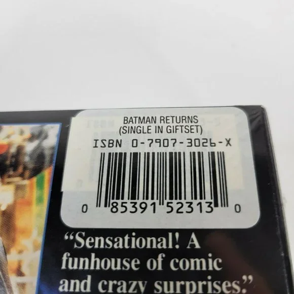 Batman Returns (SEALED VHS, 1992 Ultra Rare Gift Set First Print